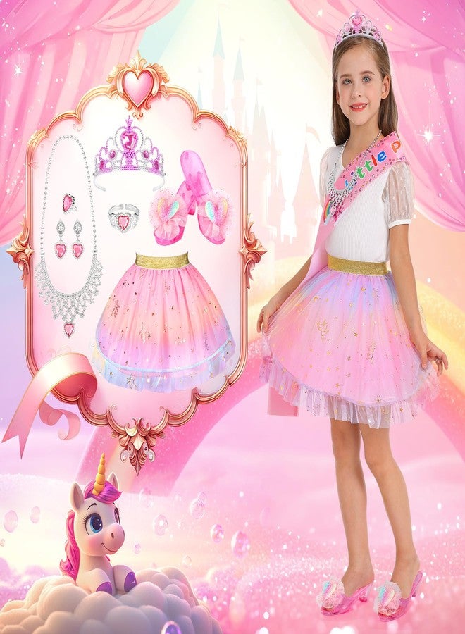 LIMIROLER 19 Pcs Princess Dress Up Shoes Gift Set, Girls Role Play Dress Up Toys & Costumes Set, Toddler Pretend Jewelry Boutique Kit Gift for Little Girls Aged 3 4 5 6 Years Old - Image 5
